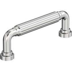 Cowrie 3-3/4" Center to Center Cabinet Pull , Polished Chrome