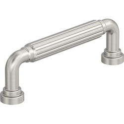 Cowrie 3-3/4" Center to Center Cabinet Pull , Satin Nickel