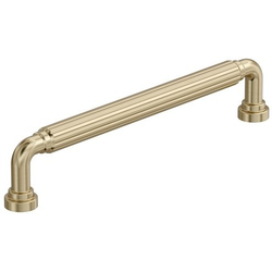 Cowrie 6-5/16" Center to Center Cabinet Pull , Golden Champagne