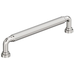 Cowrie 6-5/16" Center to Center Cabinet Pull , Polished Nickel