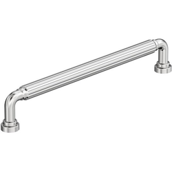 Cowrie 7-9/16" Center to Center Cabinet Pull , Polished Chrome