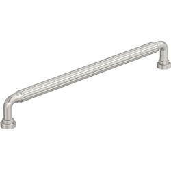 Cowrie 10-1/16" Center to Center Cabinet Pull , Satin Nickel