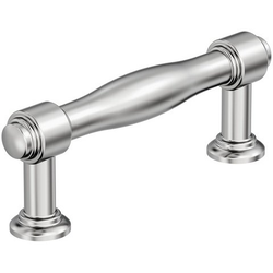 Enlivity 3" Center to Center Cabinet Pull , Polished Chrome