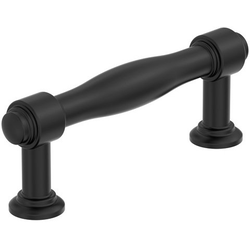 Enlivity 3" Center to Center Cabinet Pull , Matte Black