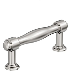 Enlivity 3" Center to Center Cabinet Pull , Polished Nickel