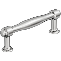 Enlivity 3-3/4" Center to Center Cabinet Pull , Polished Chrome