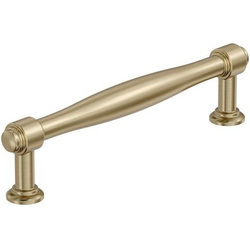 Enlivity 5-1/16" Center to Center Cabinet Pull , Golden Champagne