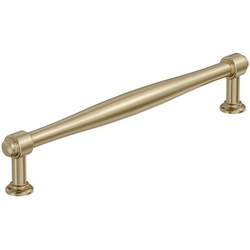 Enlivity 7-9/16" Center to Center Cabinet Pull , Golden Champagne