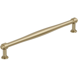 Enlivity 10-1/16" Center to Center Cabinet Pull , Golden Champagne