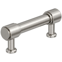 Faircrest 3" Center to Center Cabinet Pull , Satin Nickel