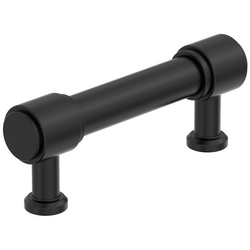 Faircrest 3" Center to Center Cabinet Pull , Matte Black