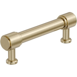 Faircrest 3-3/4" Center to Center Cabinet Pull , Golden Champagne