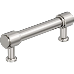 Faircrest 3-3/4" Center to Center Cabinet Pull , Polished Nickel