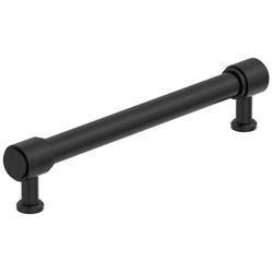 Faircrest 6-5/16" Center to Center Cabinet Pull , Matte Black