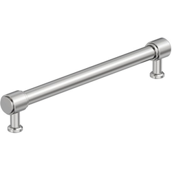 Faircrest 7-9/16" Center to Center Cabinet Pull , Polished Chrome