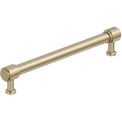 Faircrest 7-9/16" Center to Center Cabinet Pull , Golden Champagne