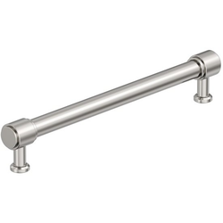 Faircrest 7-9/16" Center to Center Cabinet Pull , Polished Nickel