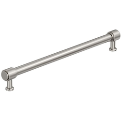 Faircrest 10-1/16" Center to Center Cabinet Pull , Satin Nickel