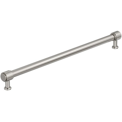 Faircrest 12-5/8" Center to Center Cabinet Pull , Satin Nickel