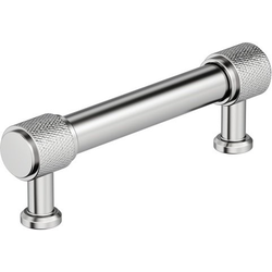 Faraday 3-3/4" Center to Center Cabinet Pull , Polished Chrome