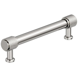 Faraday 5-1/16" Center to Center Cabinet Pull , Polished Nickel