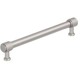 Faraday 7-9/16" Center to Center Cabinet Pull , Satin Nickel