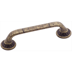 Clearance Sale, Ambrosia 3-3/4 Inch Center to Center Weathered Brass Cabinet Pull