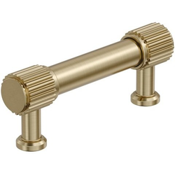Farewind 3" Center to Center Cabinet Pull , Golden Champagne