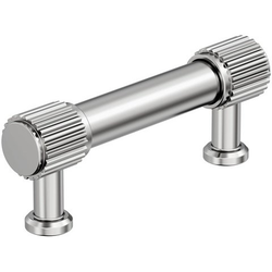 Farewind 3" Center to Center Cabinet Pull , Polished Nickel