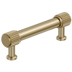 Farewind 3-3/4" Center to Center Cabinet Pull , Golden Champagne