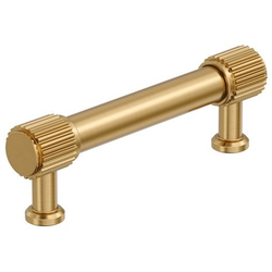 Farewind 3-3/4" Center to Center Cabinet Pull , Champagne Bronze