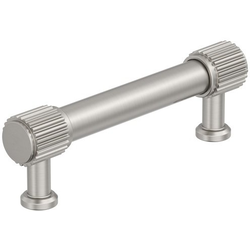 Farewind 3-3/4" Center to Center Cabinet Pull , Satin Nickel