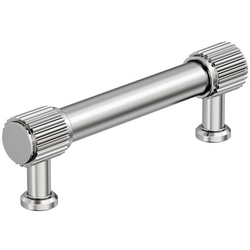 Farewind 3-3/4" Center to Center Cabinet Pull , Polished Nickel