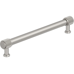 Farewind 7-9/16" Center to Center Cabinet Pull , Satin Nickel