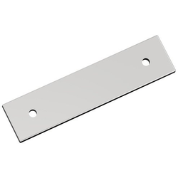 Ladera 3" Center to Center Backplate for Cabinet Pull , Polished Chrome