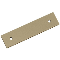 Ladera 3" Center to Center Backplate for Cabinet Pull , Golden Champagne