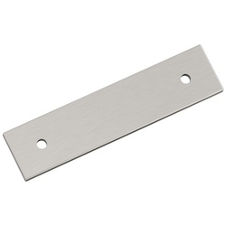 Ladera 3" Center to Center Backplate for Cabinet Pull , Satin Nickel