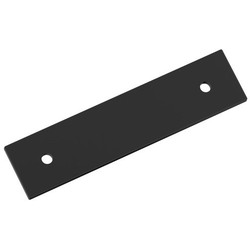 Ladera 3" Center to Center Backplate for Cabinet Pull , Matte Black