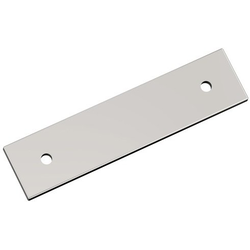 Ladera 3" Center to Center Backplate for Cabinet Pull , Polished Nickel