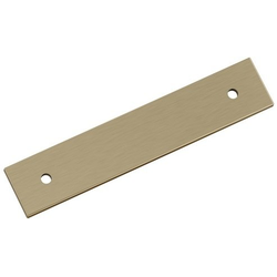 Ladera 3-3/4" Center to Center Backplate for Cabinet Pull , Golden Champagne