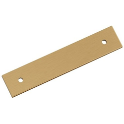 Ladera 3-3/4" Center to Center Backplate for Cabinet Pull , Champagne Bronze