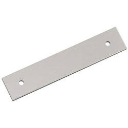 Ladera 3-3/4" Center to Center Backplate for Cabinet Pull , Satin Nickel