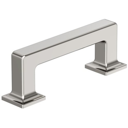 Lintel 3" Center to Center Cabinet Pull , Polished Nickel