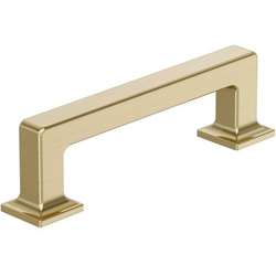 Lintel 3-3/4" Center to Center Cabinet Pull , Golden Champagne