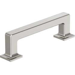 Lintel 3-3/4" Center to Center Cabinet Pull , Satin Nickel
