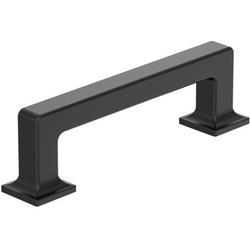 Lintel 3-3/4" Center to Center Cabinet Pull , Matte Black