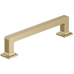 Lintel 5-1/16" Center to Center Cabinet Pull , Golden Champagne