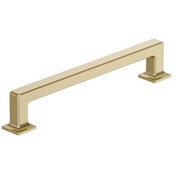 Lintel 6-5/16" Center to Center Cabinet Pull , Golden Champagne