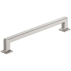 Lintel 7-9/16" Center to Center Cabinet Pull , Satin Nickel