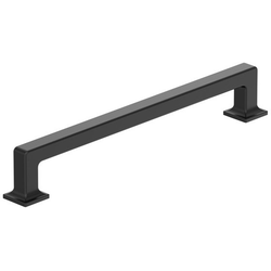 Lintel 7-9/16" Center to Center Cabinet Pull , Matte Black